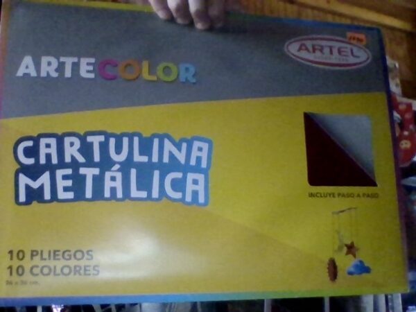 Cartulina Metalica 10 pliegos