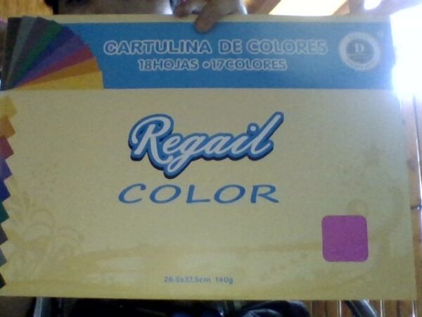 Cartulinas de colores